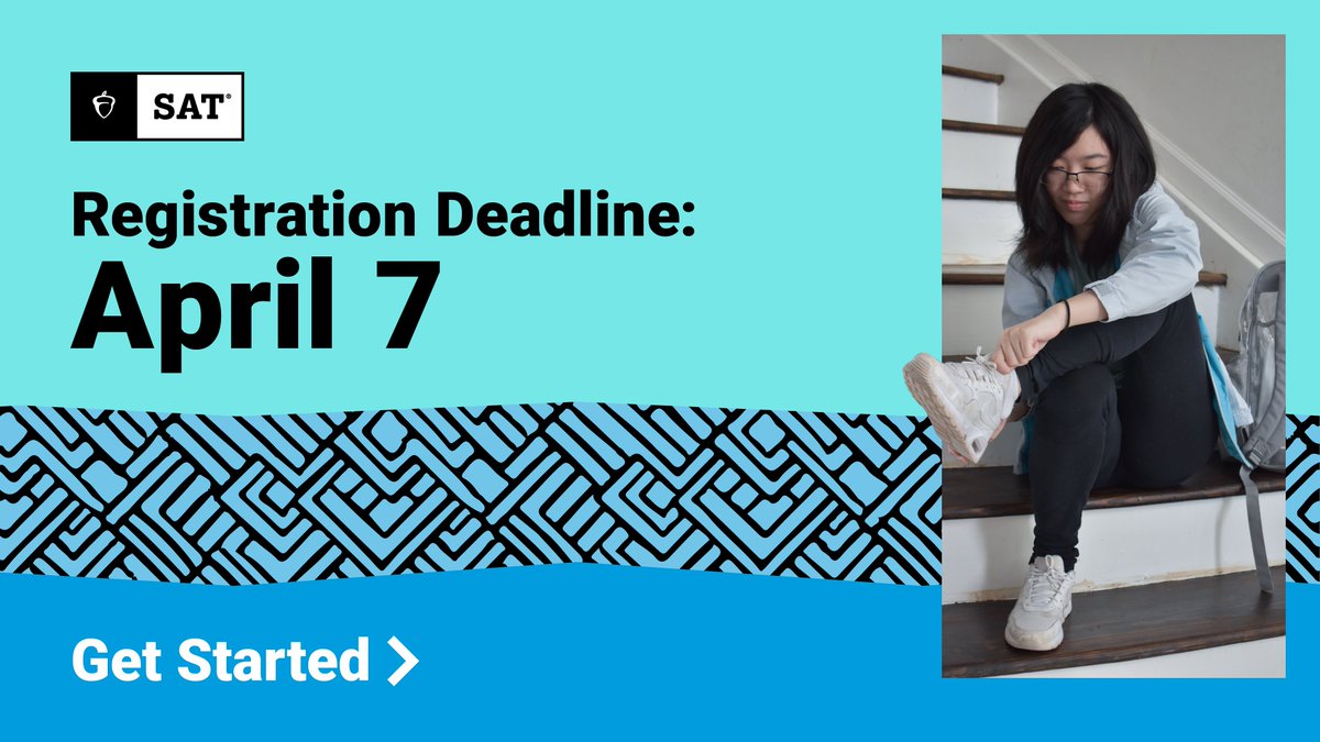 There are only 2️⃣ more chances to take the SAT before the school year ends.

✨ Registration for the May 6 SAT is open now! spr.ly/60133CGoz
