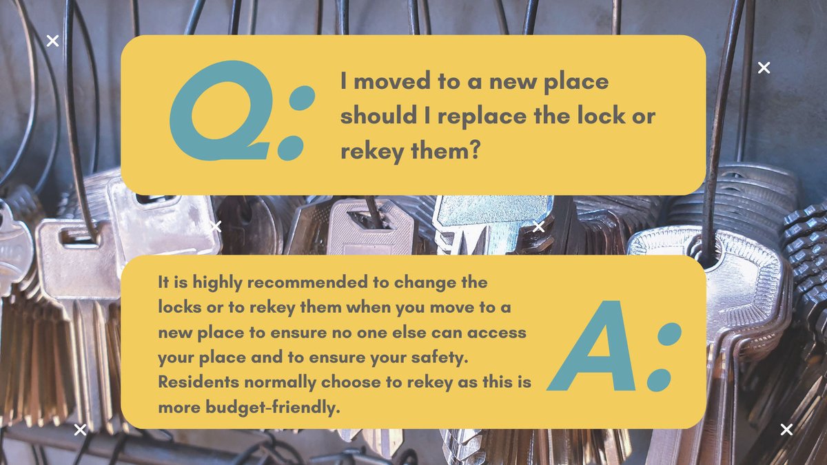 soslocksmithpro's tweet image. Transferring to another house is a big milestone. We ensure that your safety is our top priority in order to enjoy your stay at your new home. Let's rekey them! 

#SOSlocksmith #locksmithinlondonontario #locksmithservice #emergencylocksmith #residentiallocksmith