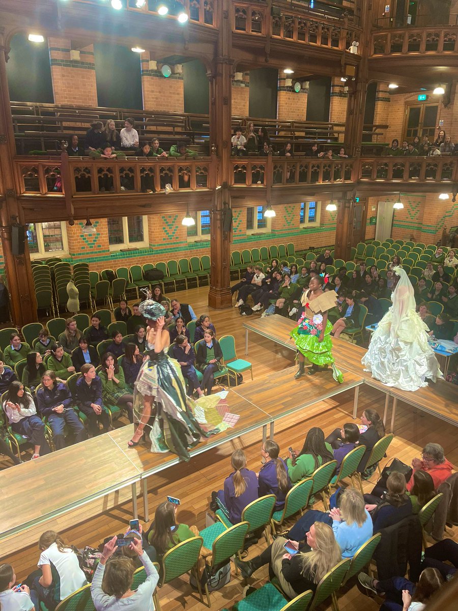 virginiaprim1's tweet photo. Some of our Y6 pupils from the #BraveProject at @StHildasEast were invited to Cheltenham Ladies College today! It was an amazing experience to watch their annual ‘up-cycled fashion show’. https://t.co/UHeKBcmFqD
