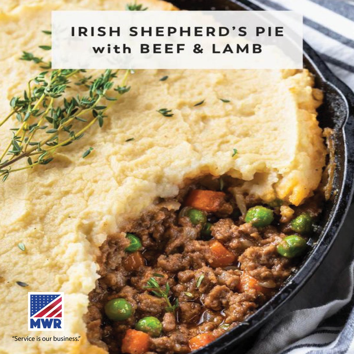 Enjoy a taste of Ireland this month and make a mouth-watering Shepherd's Pie. Find the recipe on our Pinterest board titled 'Try This!' Search @dlafmwrenterprise
#dlafmwrenterprise   #TriviaTuesday   #AuthenticIrish