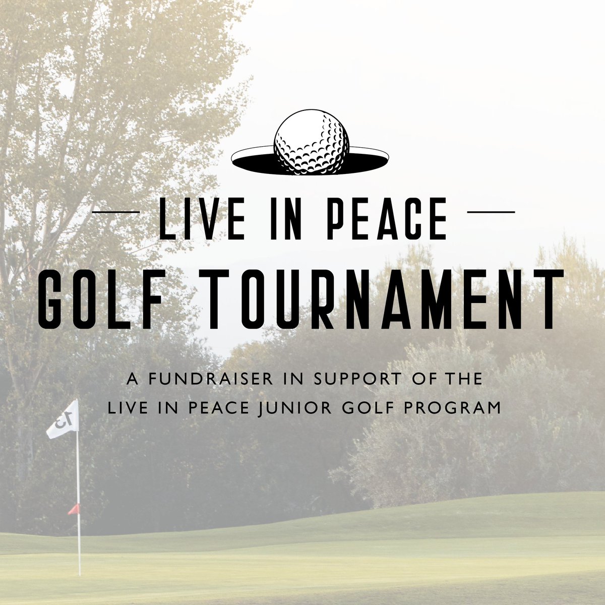LiveInPeaceInc's tweet photo. We're excited to announce our First Annual Golf Tournament! We'll be playing Monday, July 31 at the beautiful Stanford Golf Course. You can find more information and register today at: https://t.co/m5qceN8boj. We look forward to seeing you on the green! #GolfTournament⛳️ https://t.co/fPgLQdrUuU