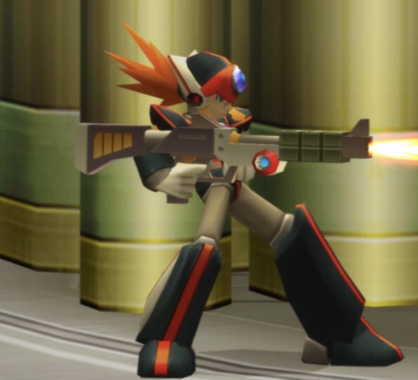 PrototypeAxl's tweet photo. “Oh well.”

The Reploid stops taking out his blast launcher 

“I can’t just leave this abandoned unstable place out here can I, who knowsssssss who can get lost in here. Guess I’ll have to tear it down.”

“In one……twoooooooo.” 

He aims his Blast launcher at the ceiling https://t.co/UHWEAoSy6p