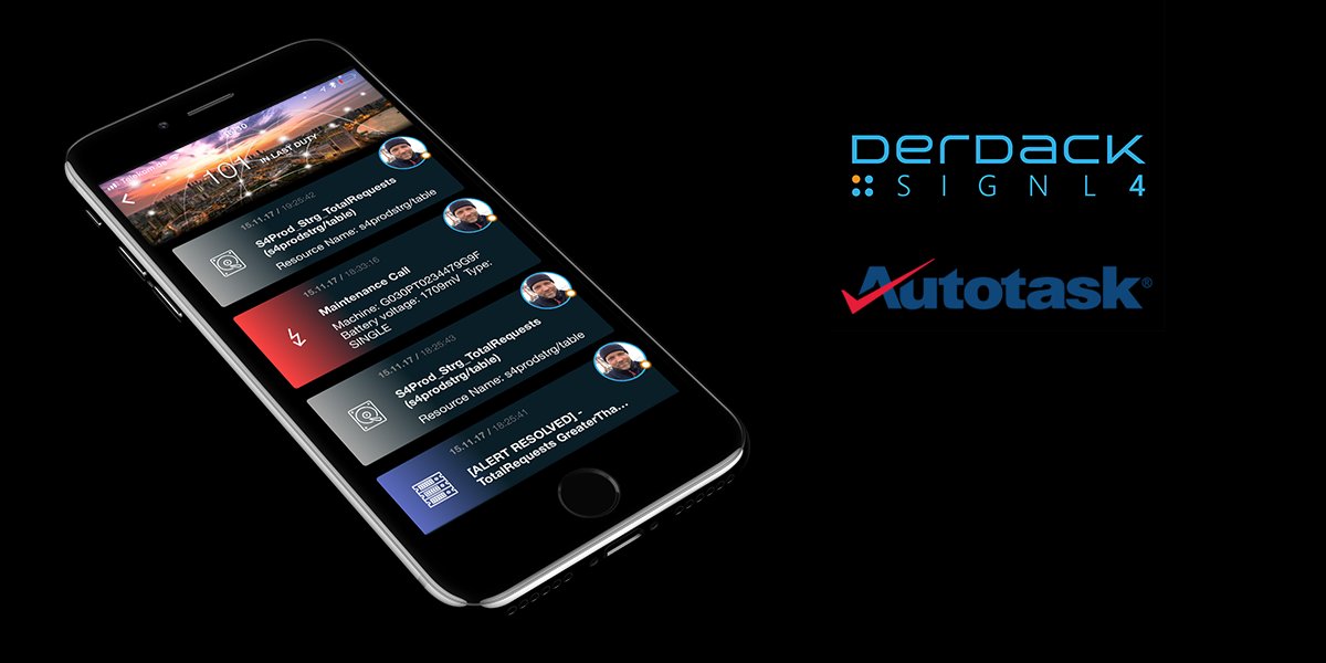 signl4me's tweet photo. Constantly checking your emails or #ticket dashboard? No more. #SIGNL4's #integration with @KaseyaCorp #Autotask provides mobile #alerting via push, text &amp; voice call incl. #dutyscheduling &amp; more: https://t.co/h69r53tkdb
#incidentmanagement #incidentresponse #oncall #SaaS https://t.co/gHHtg9nQKR