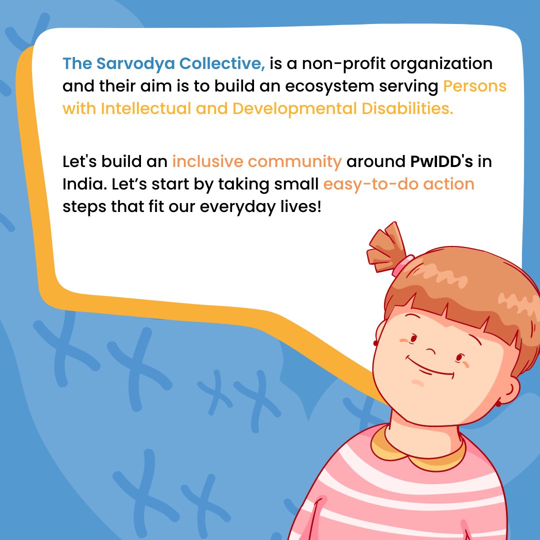 ConnectforCf's tweet image. Our NGO partner, @TSC_Sarvodya, is aiming to make our duniya more inclusive through their #InclusiveDuniya Project.

Let us join them in their mission to ensure equity for everyone 🌟
bit.ly/connectforlink…

#worlddownsyndromeday #ConnectFor