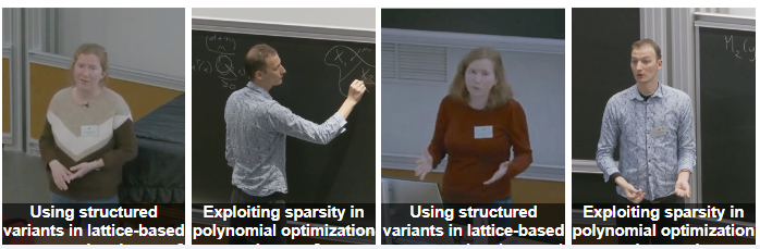 Bibli_CIRM's tweet photo. 🆕🎬 Journées nationales de calcul formel 
Watch the course of Victor Magron, &amp; Adeline Roux-Langlois  in the Audiovisual Mathematics Library @_CIRM #Maths #optimization #cryptography #conference #CalculFormel #ComputerAlgebra
https://t.co/pOpb4julPl https://t.co/WdUUip6WDM