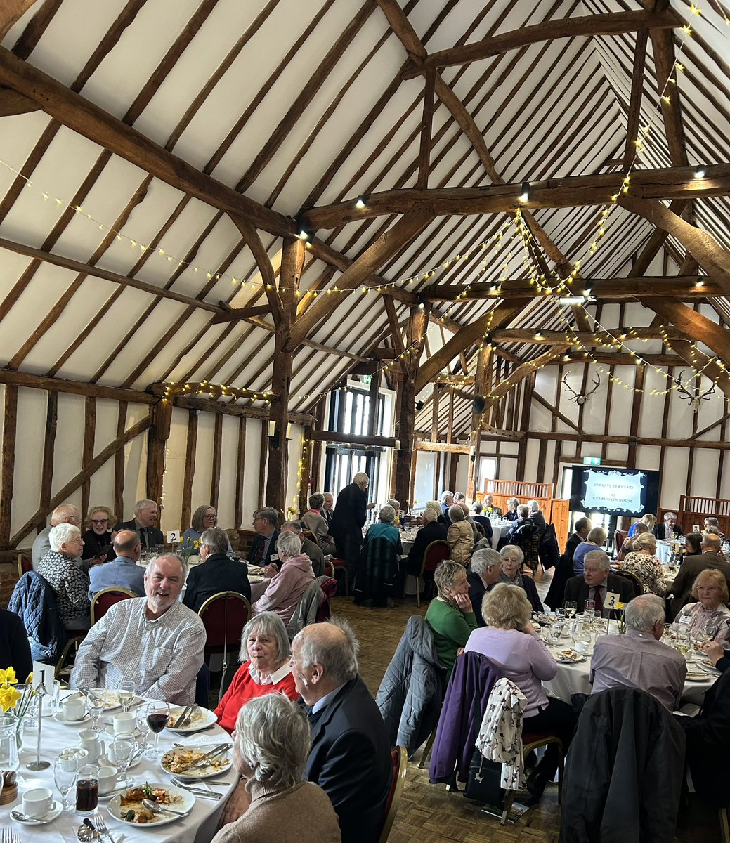 bulwerlyttonweb's tweet image. Today we were pleased to welcome the #Hitchin Priory #Probus Club for #lunch and a talk on ‘Seeking #Servants at #Knebworth House’ sharing #stories of some past #staff @KnebworthHouse #history #research #knebworthhouse
