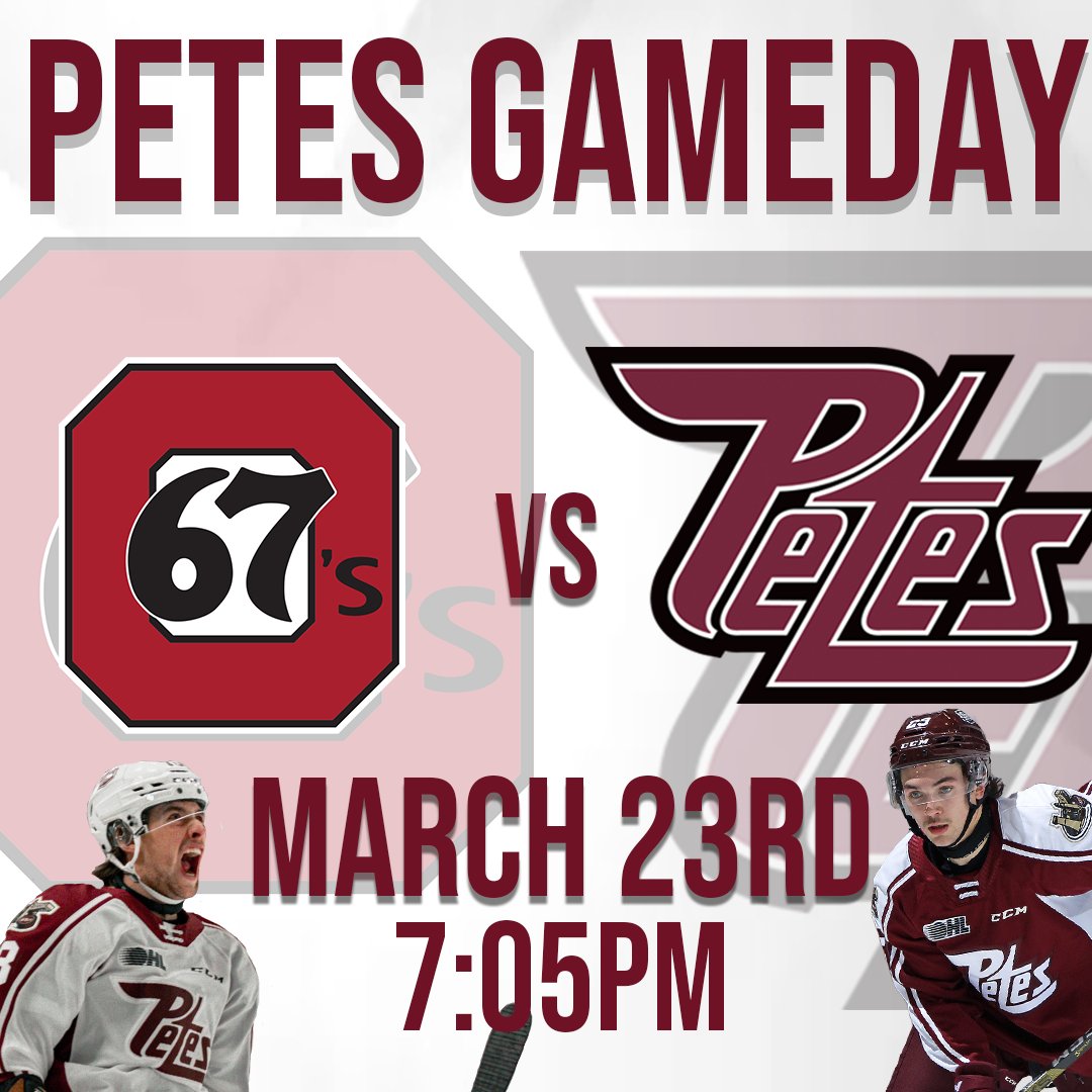 PTBO_CANADA 🇨🇦 on Twitter "This Thursday the PetesOHLhockey are set to take on the Ottawa 67's