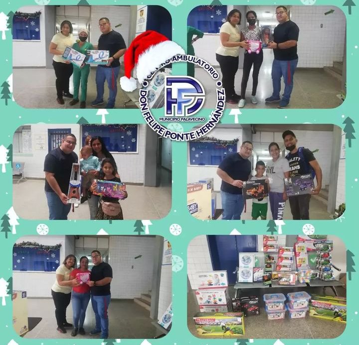 #24Dic | Gracias al Presidente @nicolasmaduro, Ministra @magalygutierrezv, Gobernador @adolfopereiragobernador, Secretario de Salud Dr @⁨Dr Javier Cabrera Sanidad⁩ y Alcalde @derbyalcalde se realizó el día de hoy entrega de los Juguetes a los hijos de los trabajadores.