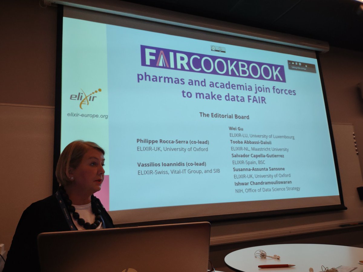 allysonlister's tweet image. It was great seeing @SusannaASansone present on the #FAIRCookbook today at the #RDAPlenary  😁