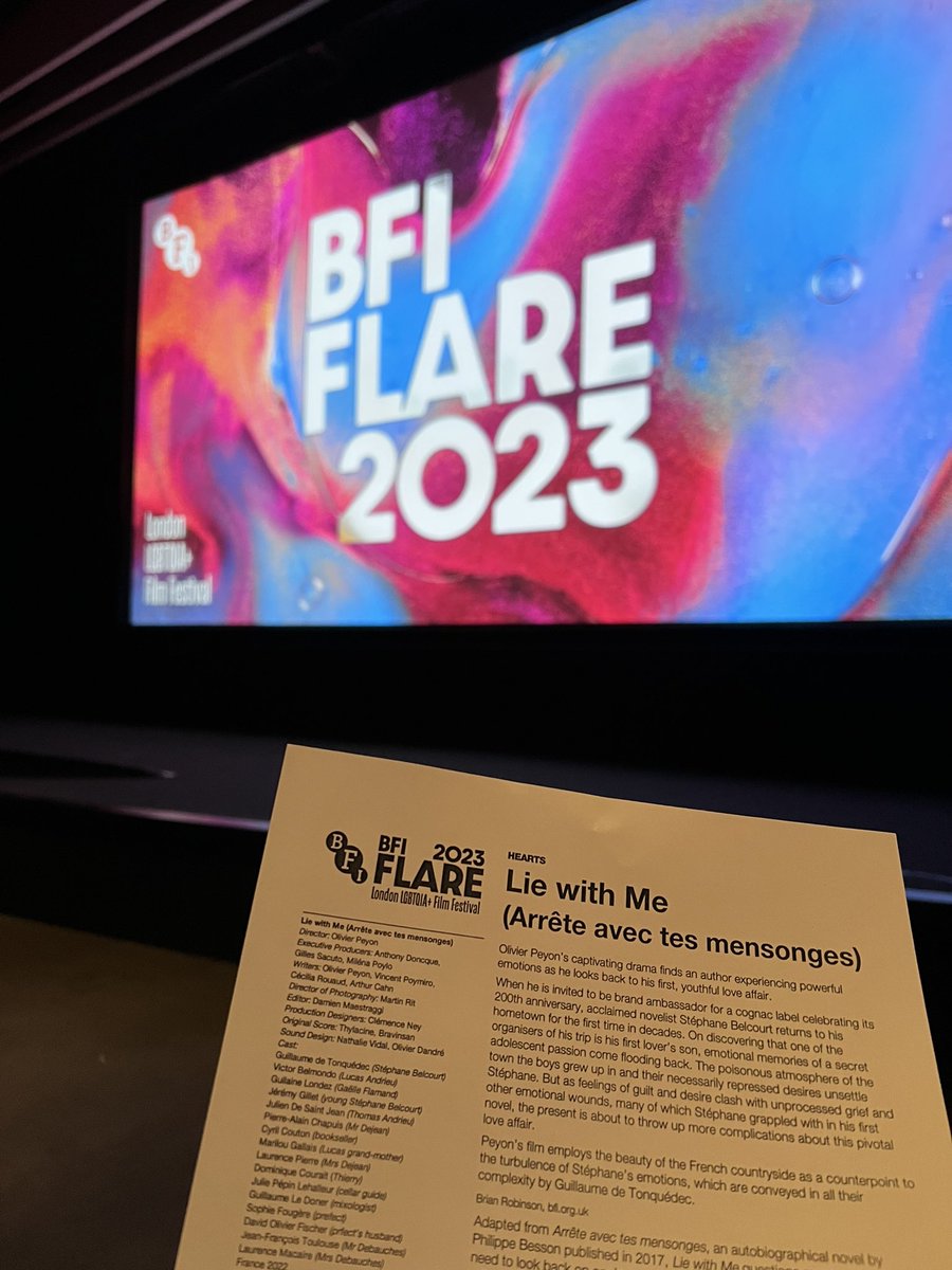georgieboyg's tweet image. Everyone needs to check out this beautiful film. We got to see it last night &amp;amp; we absolutely loved it. A love story with laughs &amp;amp; a few tears &amp;amp; simply a gorgeous film. Make sure you check it out. Thank you @bfi for another great showing as always 👏🏼🌈♥️ #LieWithMe #bfiflare