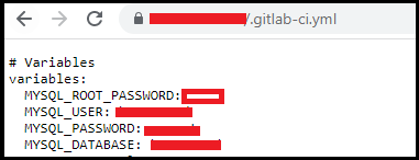 NoRed0x's tweet photo. add this file to your wordlist `.gitlab-ci.yml` , enjoy
its contain a database username and password 
#bugbounty #bugbountytips #bugbountytip https://t.co/mrxv9jlFpq
