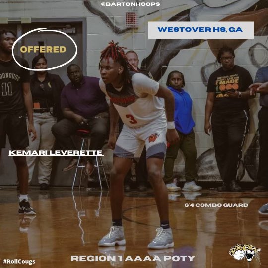 Kemari Leverette (@kemarileverett1) on Twitter photo After an good conversation with <a href="/ThADowning/">Austin Downing</a> I am blessed to receive an offer from Barton 💙🤍 After an good conversation with <a href="/ThADowning/">Austin Downing</a> I am blessed to receive an offer from Barton 💙🤍
