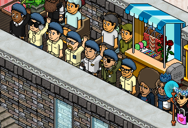 USDFHabbo's tweet image. USDF's EA department, OISA, has been on some incredible expeditions lately, and we were also very fortunate to receive some great visits lately. Greetings to the entire group floor! 👋