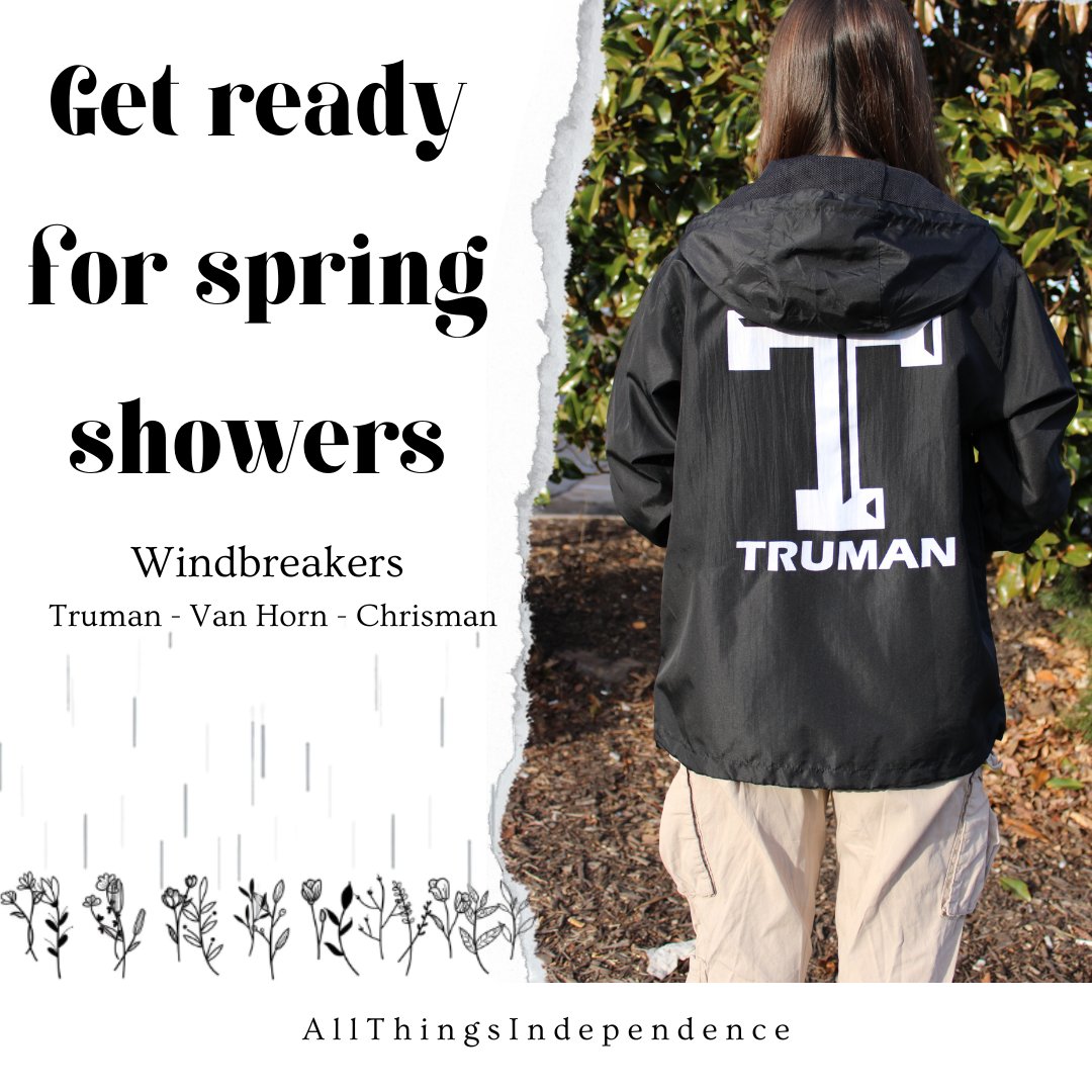 AllThingsIndep's tweet photo. It's a rainy week ahead! Make sure you're prepared with our wind breakers!
#rainraingoaway #isdstrong #studentoperated #vhfalcons #thspatriots #wcbears https://t.co/9tasN9vpyo