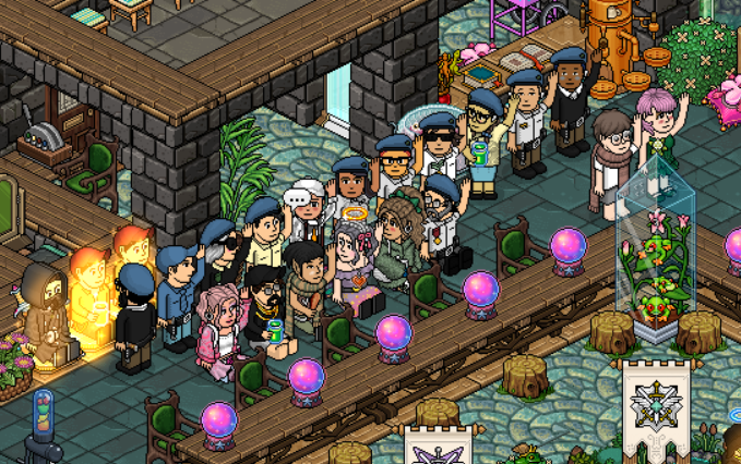 USDFHabbo's tweet image. USDF's EA department, OISA, has been on some incredible expeditions lately, and we were also very fortunate to receive some great visits lately. Greetings to the entire group floor! 👋