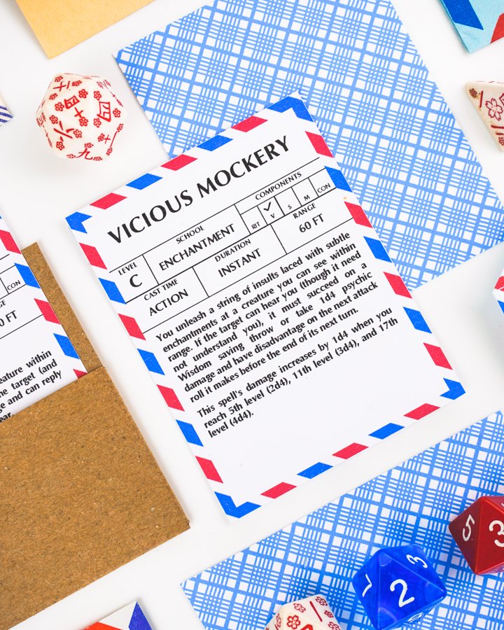 Look at these spell cards that look like vintage stationery 😭 I just finished them and I'm in LOVE