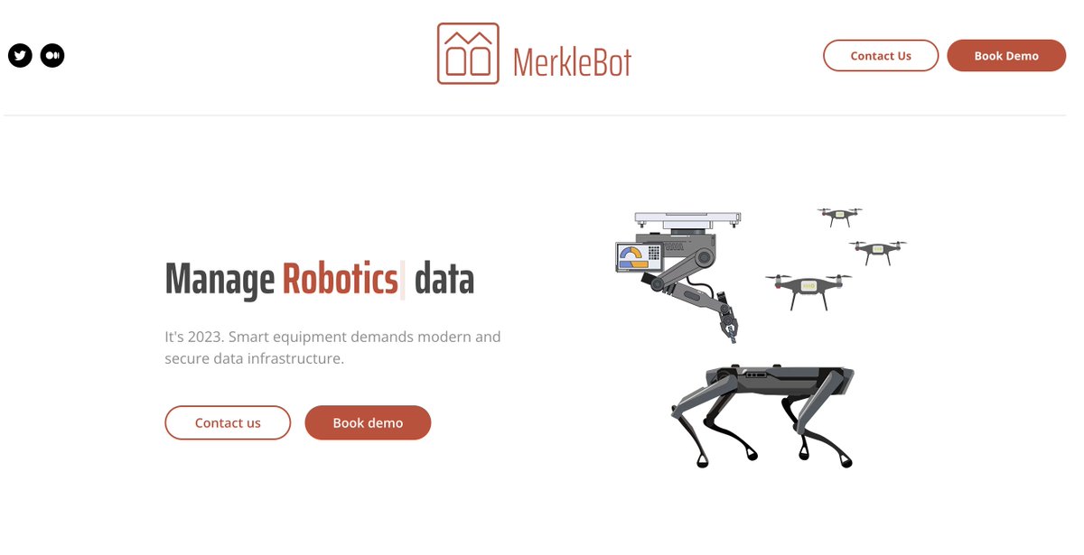Filecoin's tweet photo. Meet @MerkleB0t. MerkleBot is the data platform that power the robotics economy. They have multiple industry pilots in flight #FILVC

Learn more: https://t.co/pu2RuBXSY6 https://t.co/vl7rJmZz1M