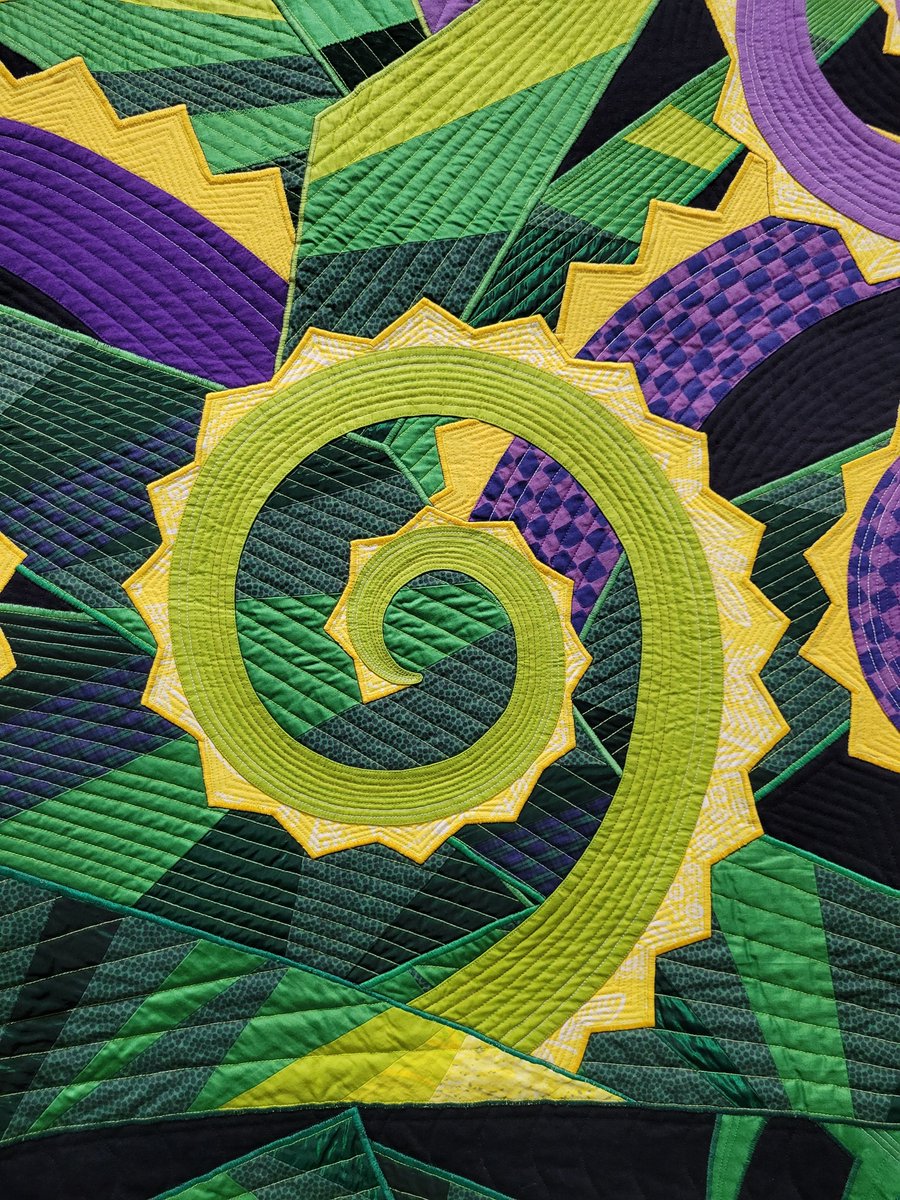 Spring is popping up in the galleries! 
"Tree of Life: Spring" by Jane Sassaman greets visitors as they walk in and has us thinking of warmer weather &amp; growing gardens. Be sure to plan your visit and take in the season.

#Spring #quilt #quiltart #happyspring