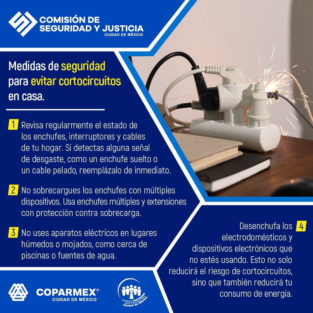 🔌⚡️ ¿Dejas tu celular cargando toda la noche? ¿Tienes más de 2 aparatos conectados en un mismo enchufe? Todas estas prácticas podrían causar un #cortocirtuito. Sigue estos #tipsdeseguridad y mantén seguro tu hogar. 

#seguridad #seguridadencasa