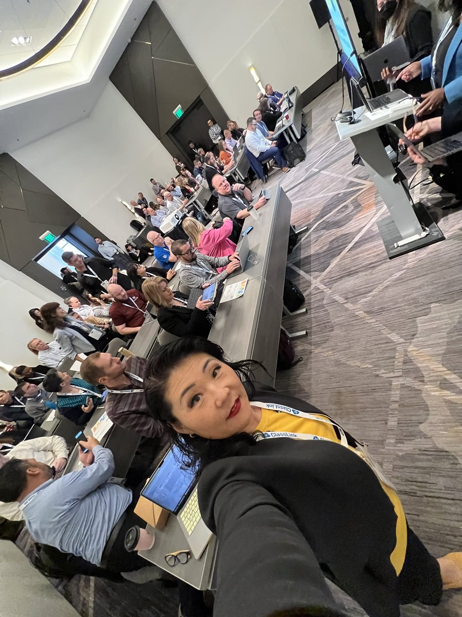 kipglazer's tweet photo. Had a blast at #CoSN2023, presenting to a room filled with CTOs and other folks who care about #AI, #aieducation, and #aiineducation with @virtual_judi, @pati_ru &amp; Sherry Lofton @DigitalPromise. .@CoSN https://t.co/OYvHHGHtXU