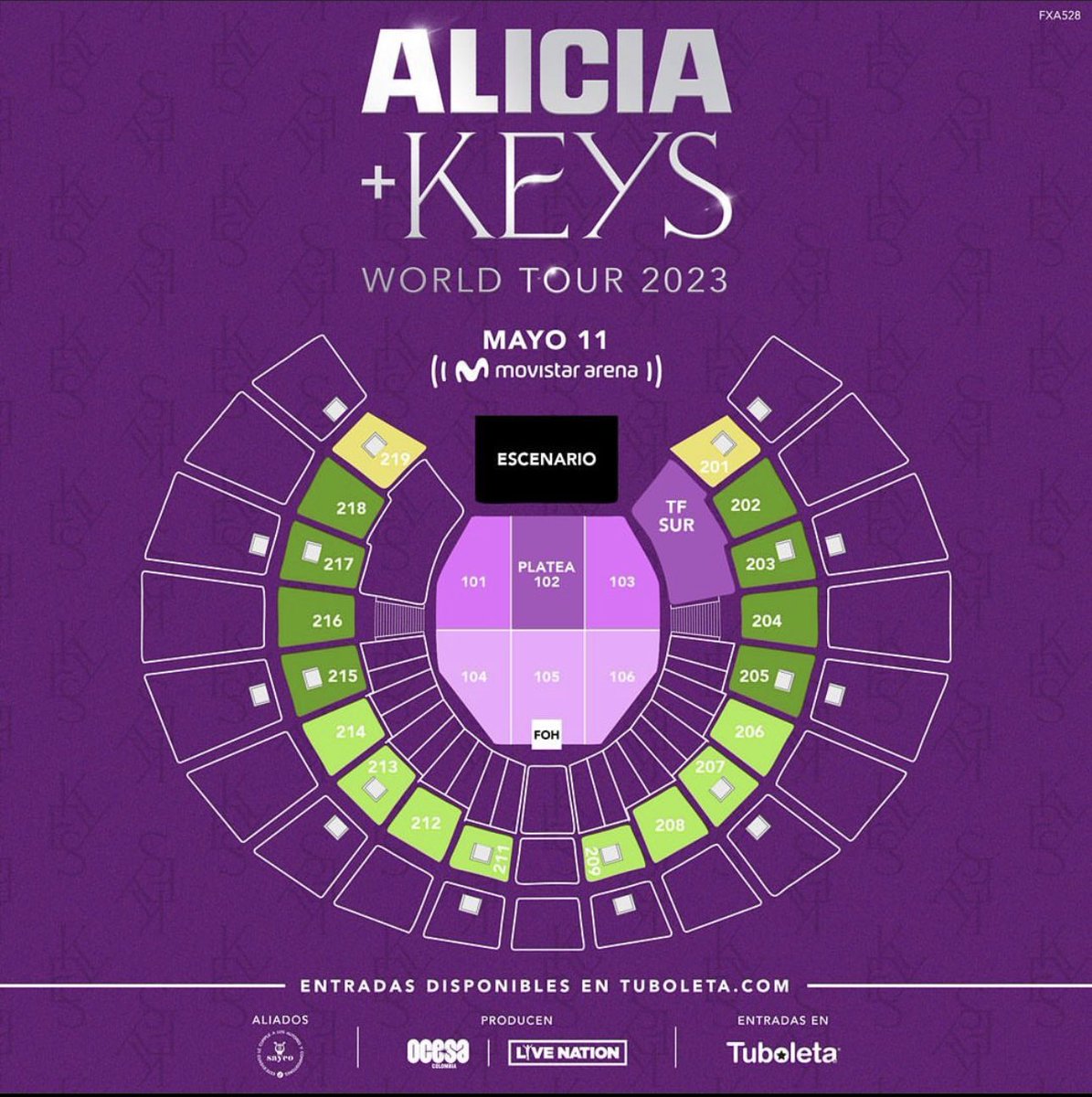 Miguel_G_1_1's tweet image. Wow Alicia Keys en el Movistar Arena en Mayo 😱😉