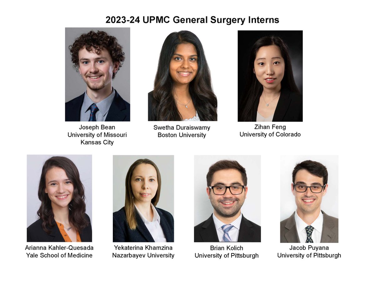 📢"Remember these names! The future is bright with these talented individuals who will be leading the way. Keep following them and @Pittsurgery to see their achievements in #SurgicalScience"
#FutureLeaders 
<a href="/AnnalsofSurgery/">Annals of Surgery</a> <a href="/PittTweet/">University of Pittsburgh</a>  <a href="/AmCollSurgeons/">American College of Surgeons</a> <a href="/AmBdSurg/">American Board of Surgery</a>  <a href="/PittHealthSci/">Pitt Health Sciences</a>