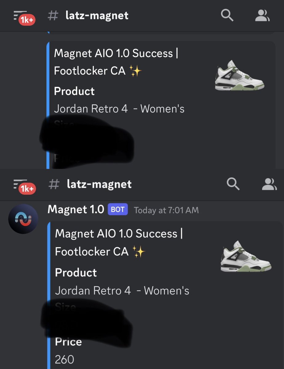 Thanks to @MagnetAIO, @TheNorthCop and @Lemon_Proxies for the pairs!