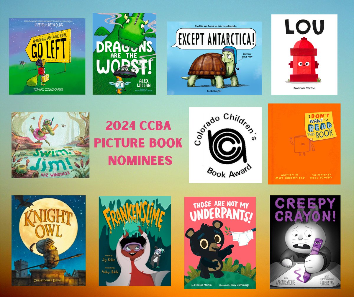 Erin Bedell (is also where the skies are blue) (@erindaydreams) on Twitter photo The Colorado Children's Book Award is voted on and nominated by kids only. I'm excited for this new list of 2024 Picture Book Nominees! <a href="/ColoradoReading/">CCIRA</a> #ccira <a href="/MarcCola3/">Marc Colagiovanni</a> <a href="/peterhreynolds/">Peter H. Reynolds</a> @SturgellDraws <a href="/alexdwillan/">Alex Willan</a> <a href="/BCarzoo/">Breanna Carzoo</a> <a href="/cadenise/">Christopher Denise</a> @KWindness <a href="/troycummings/">Troy Cummings</a> <a href="/AshleyBelote1/">Ashley Belote</a> The Colorado Children's Book Award is voted on and nominated by kids only. I'm excited for this new list of 2024 Picture Book Nominees! <a href="/ColoradoReading/">CCIRA</a> #ccira <a href="/MarcCola3/">Marc Colagiovanni</a> <a href="/peterhreynolds/">Peter H. Reynolds</a> @SturgellDraws <a href="/alexdwillan/">Alex Willan</a> <a href="/BCarzoo/">Breanna Carzoo</a> <a href="/cadenise/">Christopher Denise</a> @KWindness <a href="/troycummings/">Troy Cummings</a> <a href="/AshleyBelote1/">Ashley Belote</a>