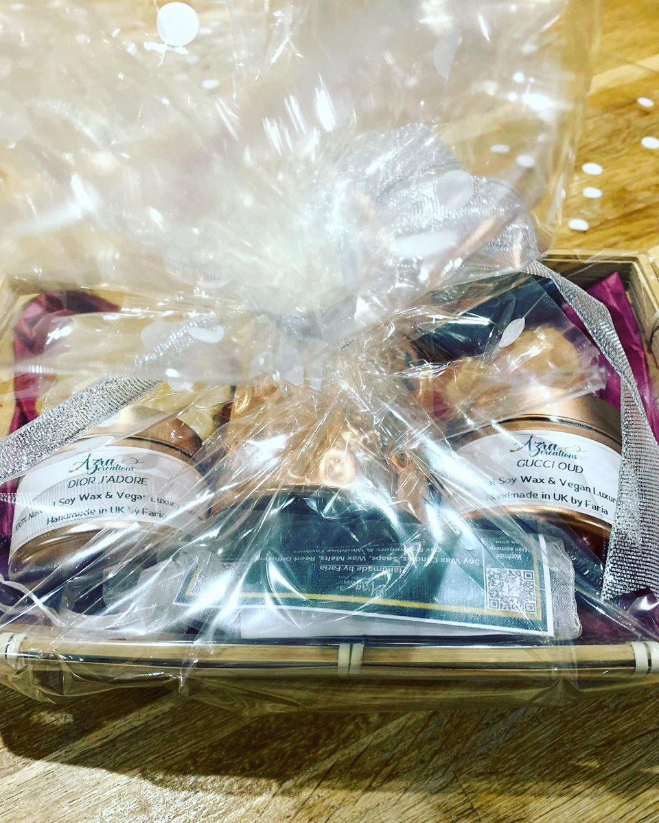 Beautiful Hamper donated by @AzraCreations  for the #raffle ~ raising money for our appointed charities for #2023 @BackupNW @LBHIndia @SheInspiresFd 

Faria is the @sheinsprawrds #2022 #SHero WINNER! #givingback #morethanjustawards #the22 #the22in22 #women #leaders Thx Faria 🙏