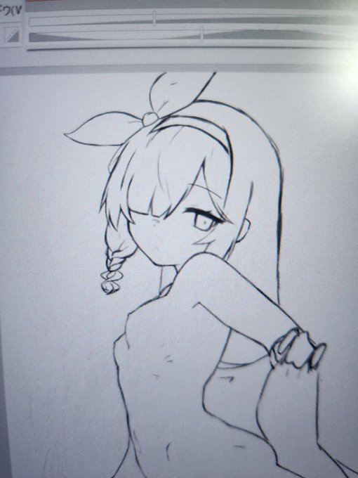 あげるもの無いからラフだけ置いとく 