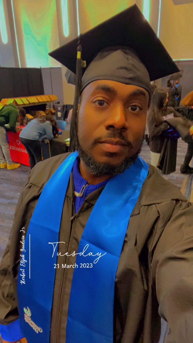 EliyahuProphet's tweet photo. Preparing for Graduation this coming May! Thankful to Father God for this journey. My life has not been easy but I know what it means to persevere! #graduation #herbertelijahgoodwinjr #gsu #georgiastateuniversity #atlanta #intellegent #Wisdom https://t.co/OJVo1a1uBC