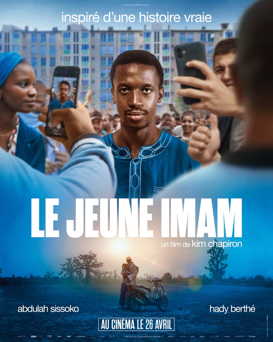 Découvrez l'affiche de "Le Jeune Imam", le nouveau film de Kim Chapiron ("Sheitan", "Dog Pound", "La Crème de la crème"). 🎥

Au cinéma le 26 avril avec <a href="/Le_Pacte/">Le Pacte</a>.

— bit.ly/3Tu1hjn