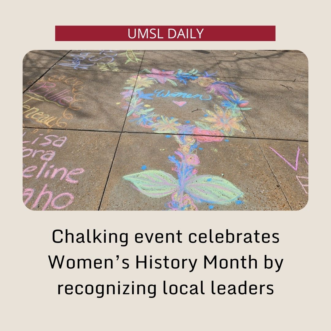 UMSLHonors's tweet photo. Rob Wilson, community engagement coordinator at the Honors College led the event. “I thought why don’t we do a Women’s History Month thing, and we’ll just get women from St. Louis...We can celebrate women with music and art and history altogether.” https://t.co/kERu9YUAwd https://t.co/PIK0IUkZ9o