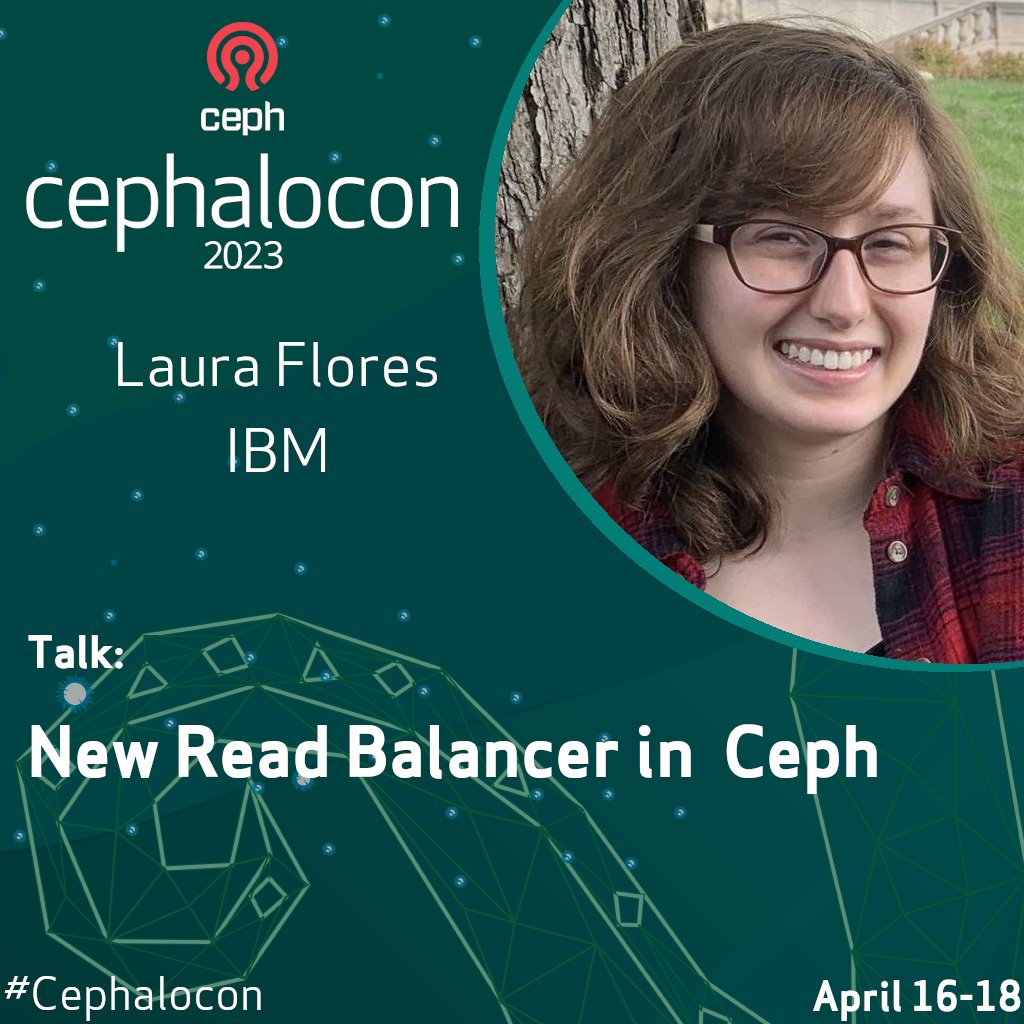 How do you improve read performance in a smaller Ceph cluster with fewer placement groups? Hear from Laura Flores, <a href="/IBM/">IBM</a>, on the new read balancer in the Reef release at #Cephalocon April 16-18 sched.co/1JKb7
