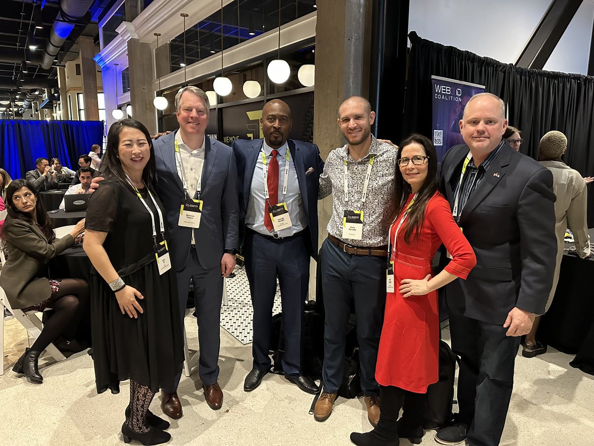 VABlockCouncil's tweet image. Chamber of Digital Commerce Blockchain Summit 2023- great to see PA, CT, RI, WA , NJ Blockchain Councils, Coalitions #dcblockchain