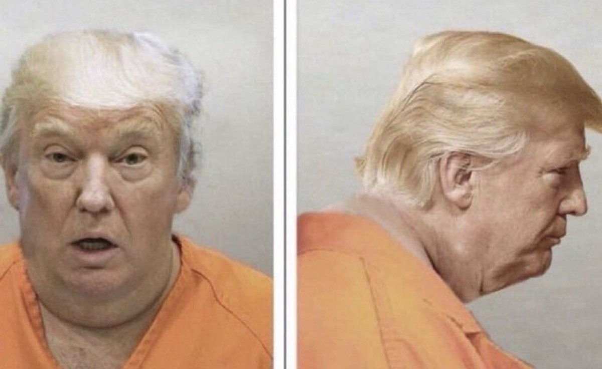 ProphetXHoops's tweet image. BREAKING: Donald Trump's mugshots have been released by NYPD.