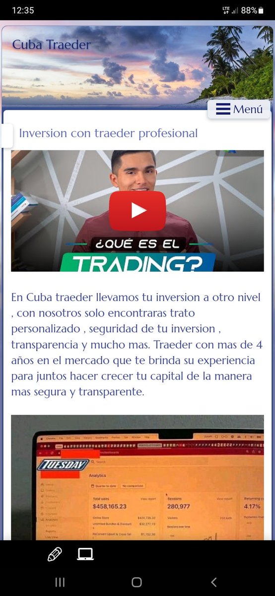 cubatraeder's tweet photo. https://t.co/PjNUMPUoq3
🌐On our page you can find all the information you need, from investment plans to our contact email🌐

#bitcoin #BTC #investing #investmentopportunities https://t.co/KPhlRC9Ycd