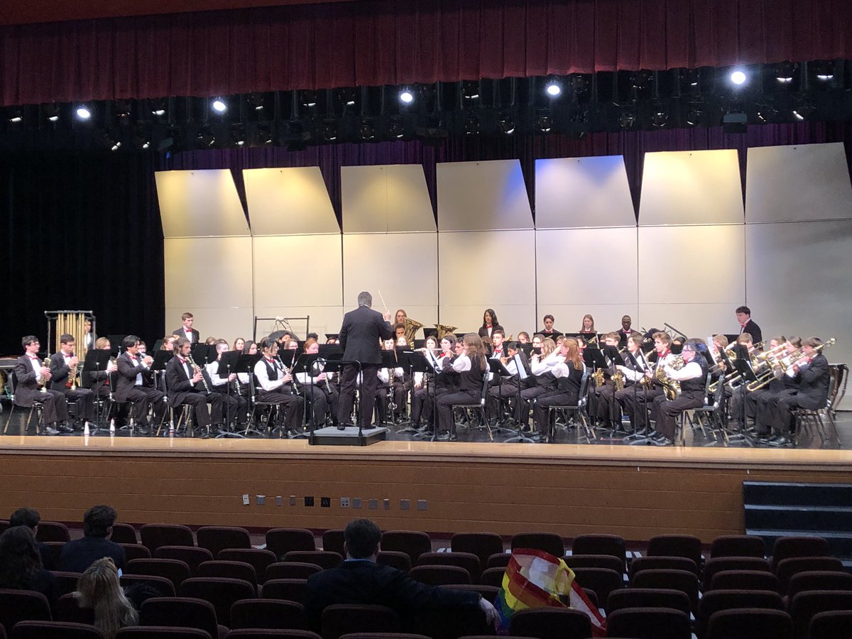 techtimetony's tweet photo. It’s a “Loch” that the LHS Symphonic band brings their Exalted sound to close out 2 Days of phenomenal #FCPSAdjudication @FCPS_SVPA @MichaelDillman @FCPSMaryland @LHSJournalism #WeAreVPA https://t.co/BqDudEEWzI
