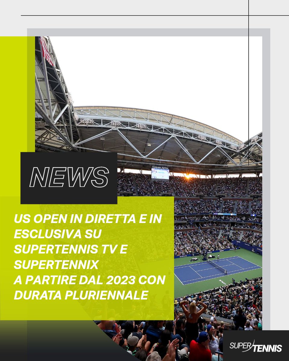 SuperTennisTv's tweet photo. 🚨 BREAKING NEWS 🚨

👉🏻 https://t.co/zaaExNsWsz

#tennis | #USOpen | @federtennis | @usta https://t.co/p9Jq6Ewj58