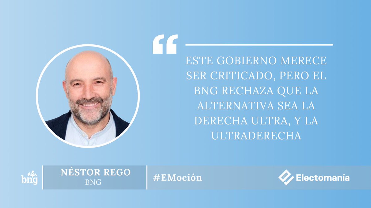 electo_mania's tweet photo. “Este Gobierno merece ser criticado, pero el BNG rechaza que la alternativa sea la derecha ultra, y la ultraderecha”: Néstor Rego 🧀.

#EMoción
https://t.co/EqNRLwPZK9 https://t.co/ijX3hAVJck