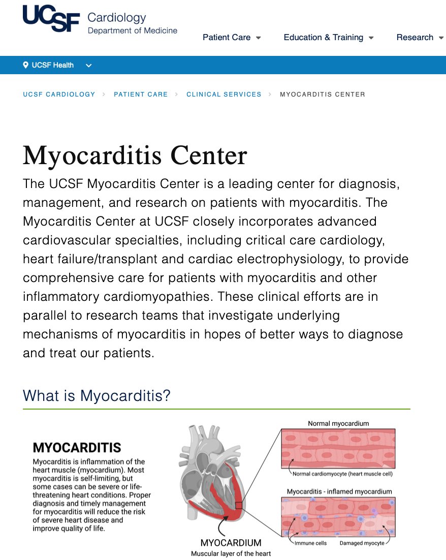 CardioOncology's tweet photo. Announcing the creation of @UCSF Myocarditis Center! Hoping to bring better mechanistic understanding of the disease to help our patients!  @DrJESalem @ImmunoCardioLab @ACCinTouch @HeartNews @NatureCVR @PilarMartinFern @CircAHA @CircRes #CardioImmunology 

https://t.co/y5QbQYeBOX https://t.co/e8PcGg7Hi2