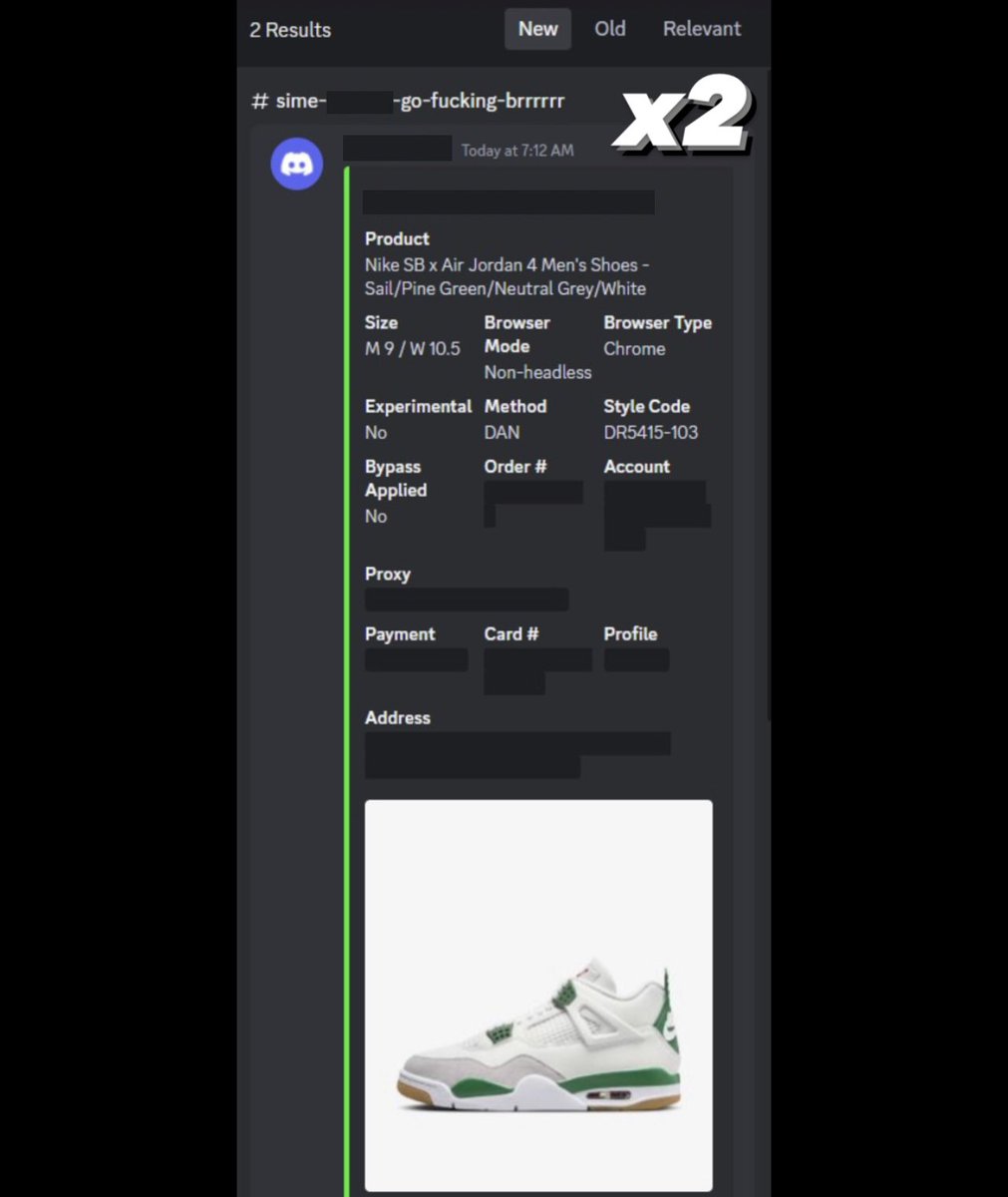 Tough drop😭 @RichProxies @RichProxiesSucc @AstralSolution @ProxyChimp @Swish_Accounts @SalFNF @slashapp @polarchefs @znakicks