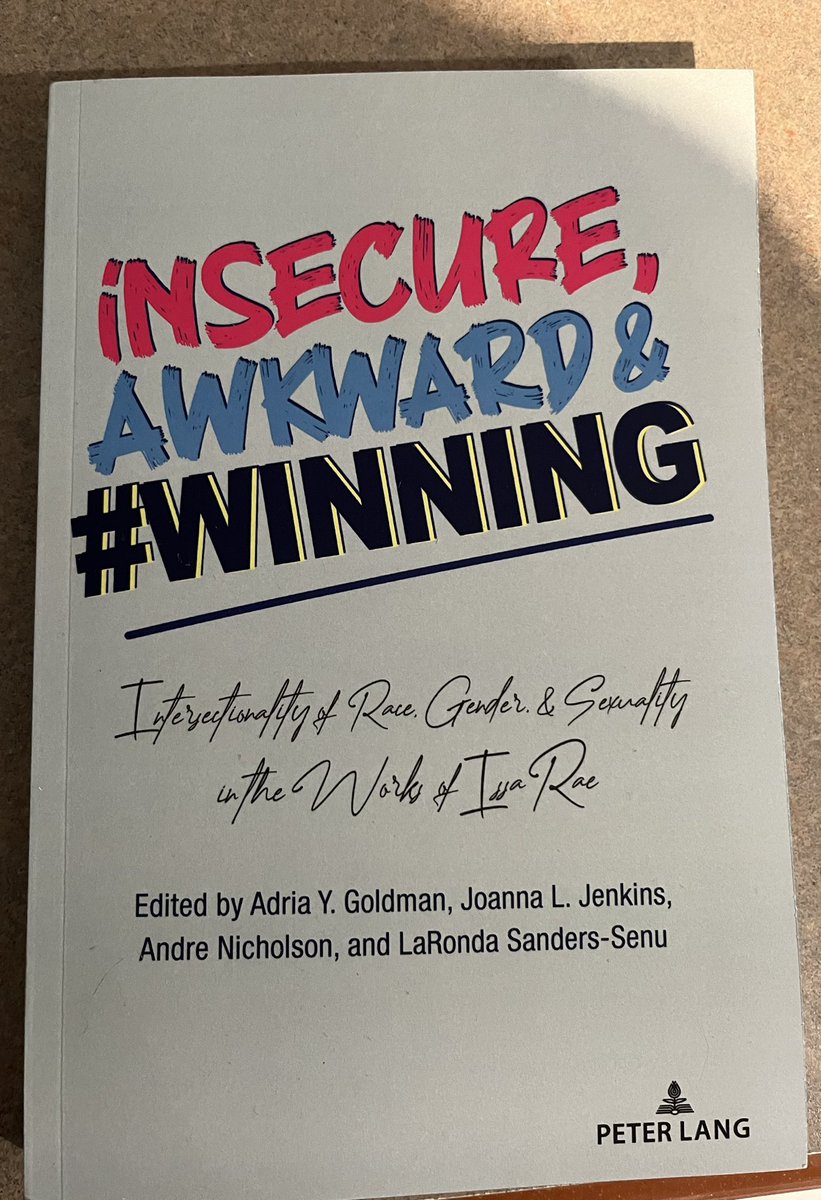 gonzlaur's tweet photo. New 🔥 from the always inspiring scholar of contemporary Black women rhetoricians @RonishaBrowdy “Hued, Humorous and Human: Interrogating the Rhetorical Significance of the ‘Awkward’ in Issa Rae’s ABG Identity.” The whole collection is 💯🤩 https://t.co/Ukd2l7ikht