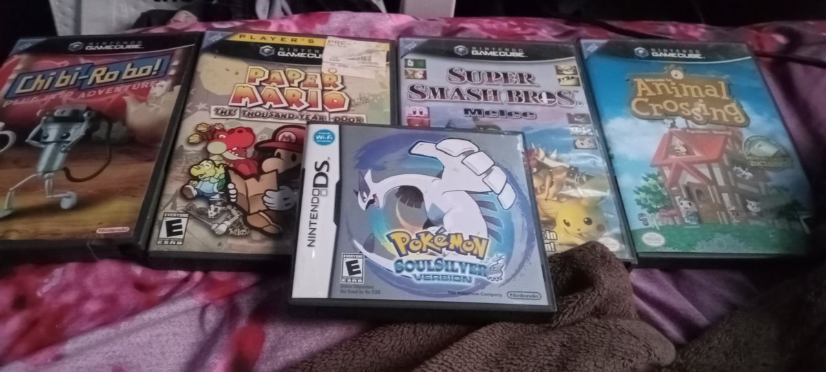 For sale/ trade #raregames #gamecube #ds #pokemonsoulsilver