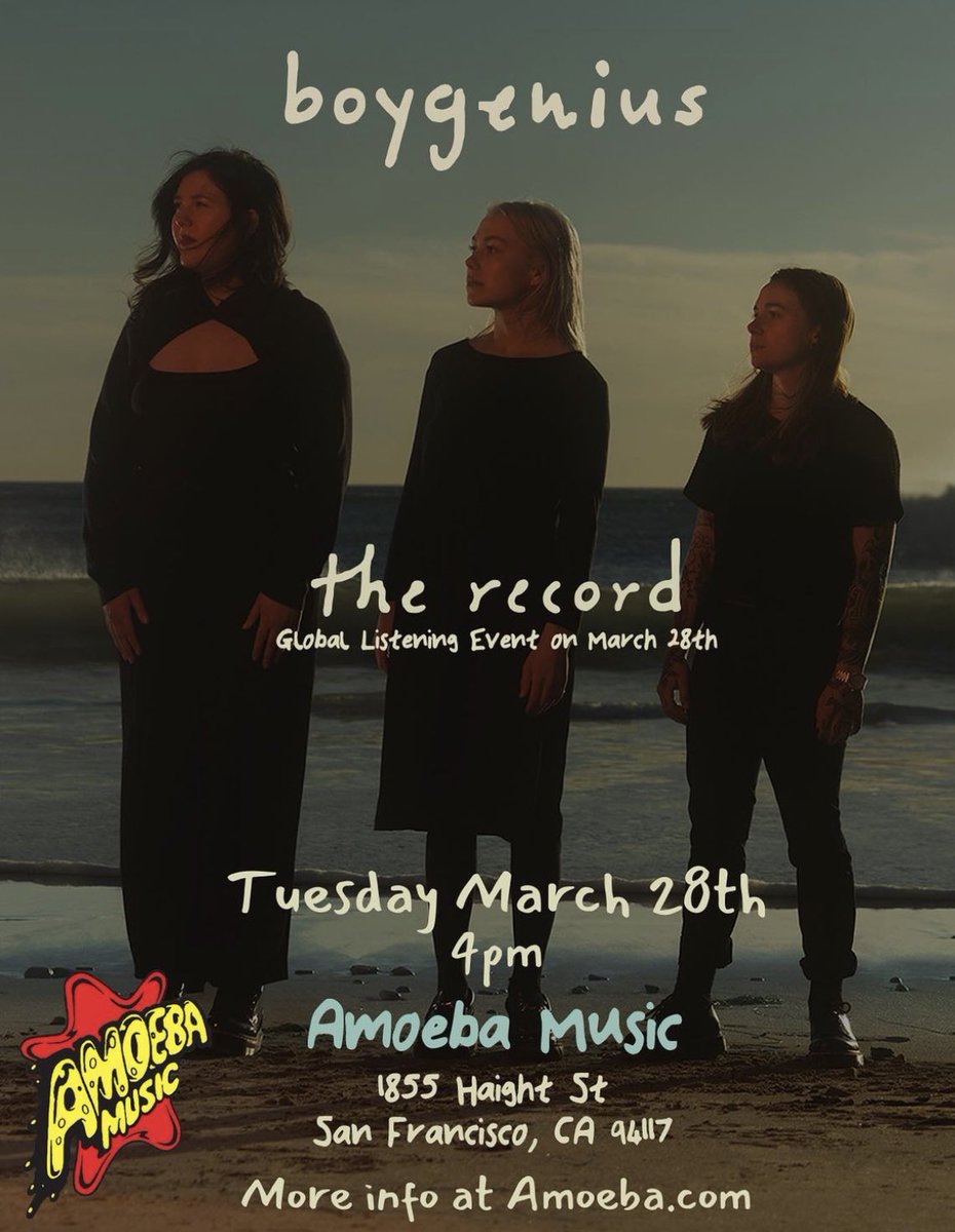 bridgersontour's tweet photo. ‘The Record’ listening events are being announced at different record stores around the US! https://t.co/BjjWLDPZl6