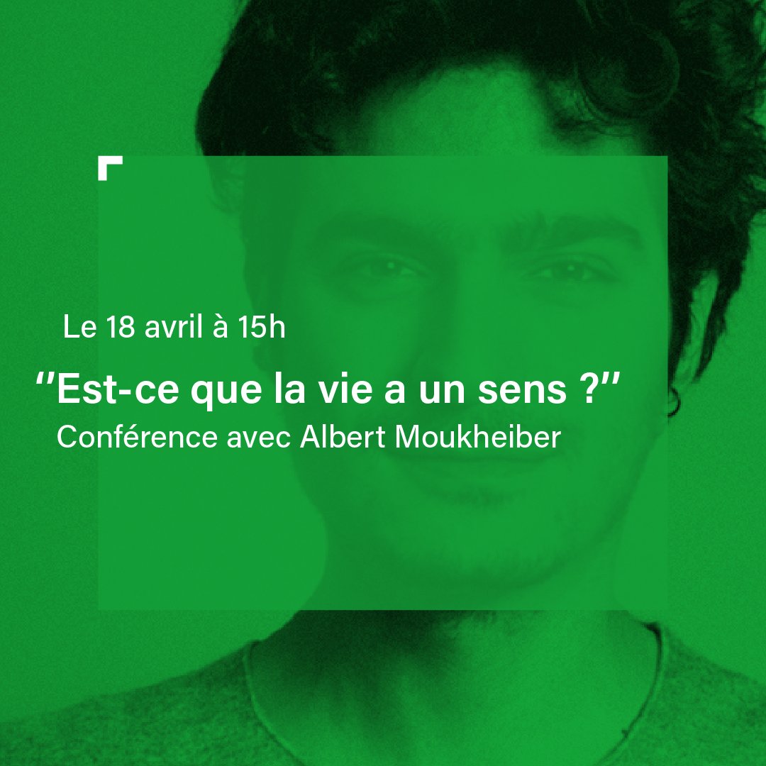 📢 Mardi 18 avril, Albert Moukheiber animera une conférence sur la quête de sens suite à la crise traversée : "Est-ce que la vie a du sens ?"

Inscription  👇
the-land.bzh/inscription-co…

#conférence  #sensdelavie