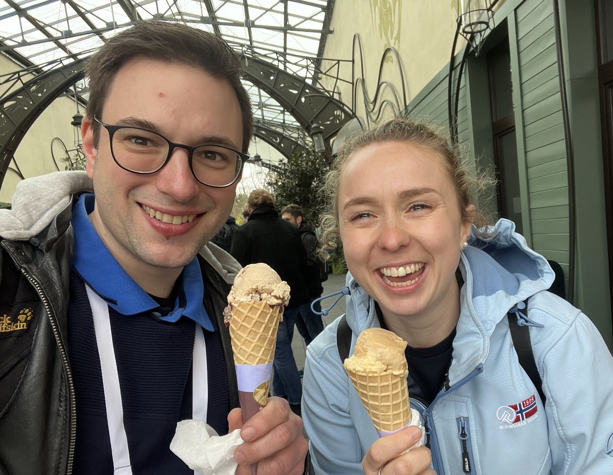 bmarwell's tweet image. Having an ice cream 🍦 with the wonderful @gracejansen27 at #javaland2023