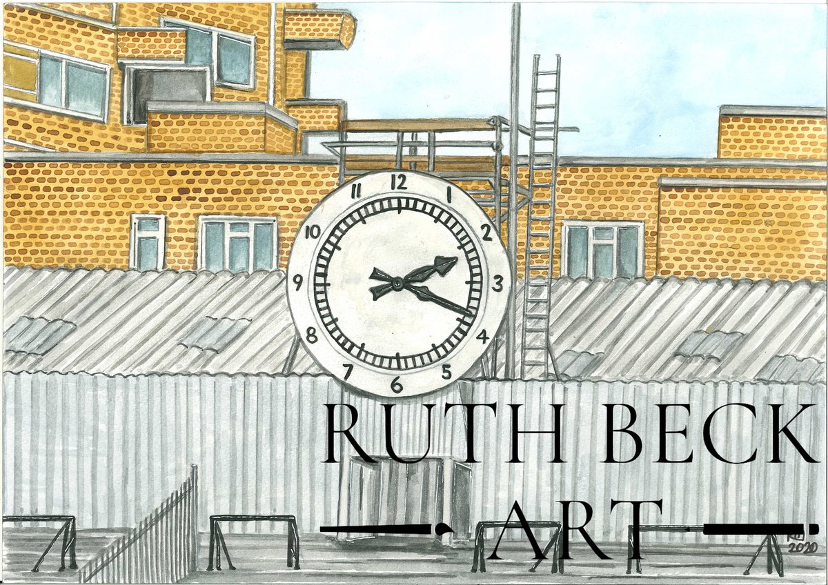 ruthbeckart's tweet image. This clock is iconic @Arsenal #clockend #arsenal 

buyruthbeckart.com