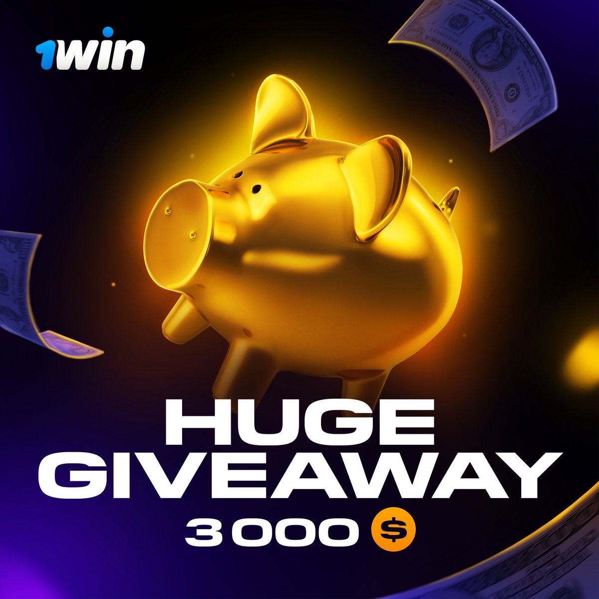 📲 $3.000 GIVEAWAY 💰

✅Rules:

1. Follow <a href="/1winPro/">1win</a>📲
2. Like💙and RT🔁
3. Tag 3 friends 👥
4. Register on <a href="/1winPro/">1win</a> and leave your 1win ID in comments👇

2️⃣0️⃣0️⃣ WINNERS
🗓Results: March 27-28

🔗cutt.ly/54vkeDi | #1win | #Giveaways | #Giveaway | #bettingtwitter
