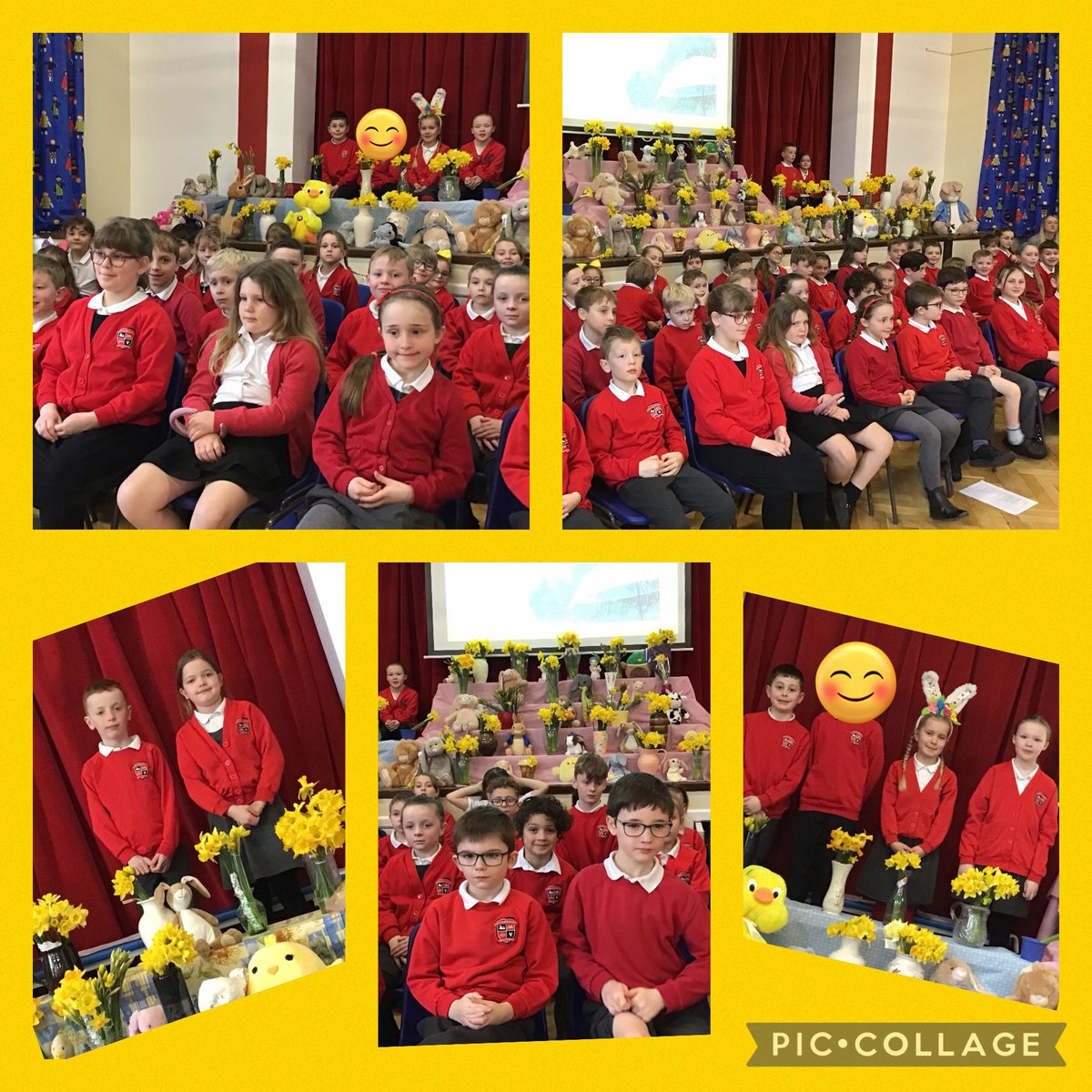 KnypersleyFirst's tweet photo. Well done Year 3 for leading our Daffodil Assembly, you spoke clearly and confidently. An enormous thank you to everyone who donated daffodils, our hall looked amazing.
#KnypersleylovesSpringtime
@ChildrenFirstLP https://t.co/H1WDNrJ1ct